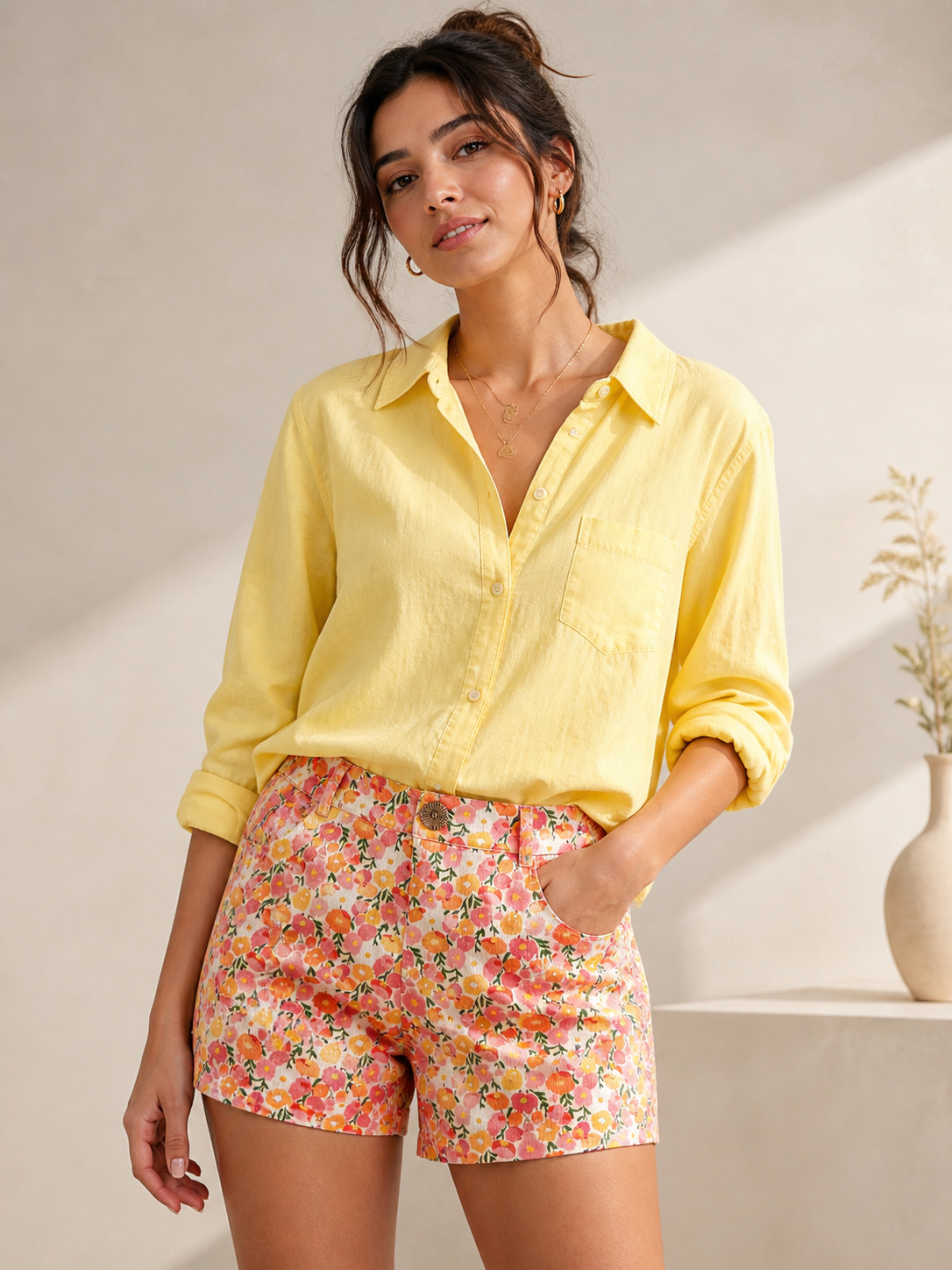 Marigold Muse Corduroy Shorts, photo 3
